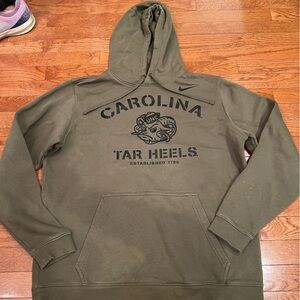 Nike Carolina Tar Heels Olive Hoodie